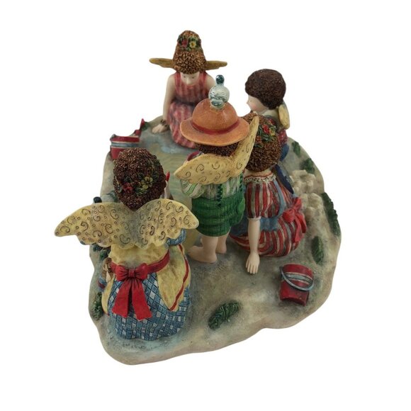 Day At The Beach Everyday Angels Figurine By Susan Winget 1999 First Edition - Picture 8 of 10